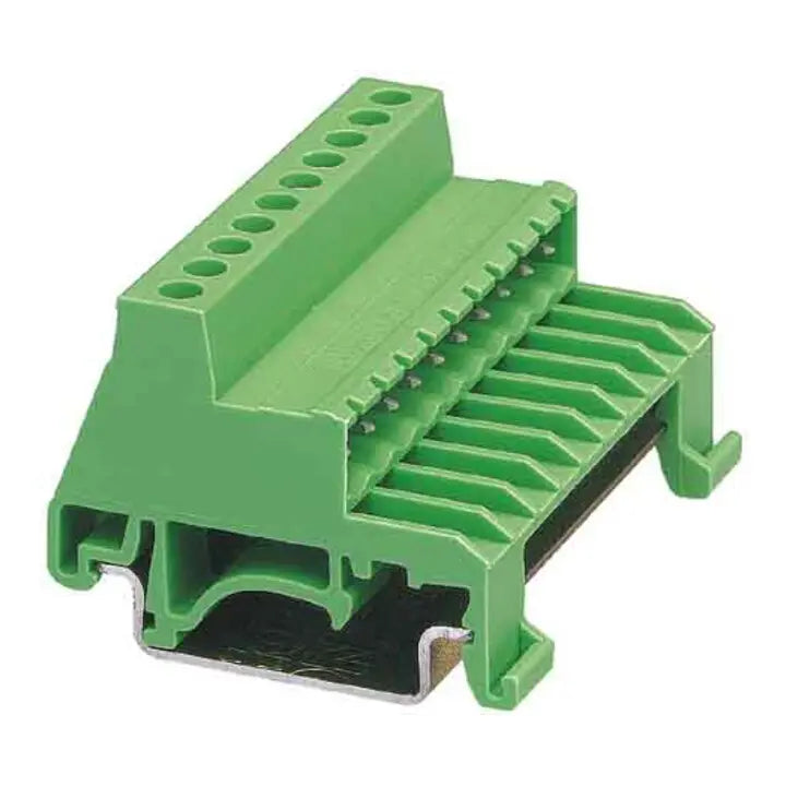 B-Ware Phoenix Contact Steckblock Stecker Hauptschlüssel Tragschiene Grün 8 Stück - 4017918031794