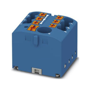 B-Ware Phoenix Contact Verteilerblock Block Anschlussklemme blau Push-in-Anschluss