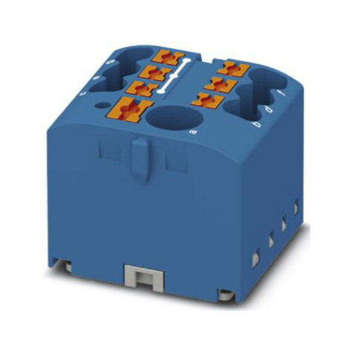 B-Ware Phoenix Contact Verteilerblock Block Anschlussklemme Blau Push In Anschluss  - 4055626393063