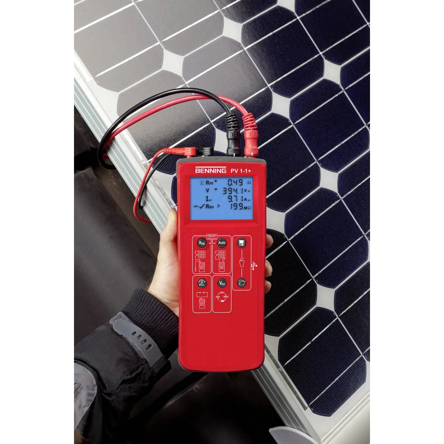 D-Ware Benning Installationstester Prüfgerät Photovoltaik Messgerät Set Defektware - 4014651377080