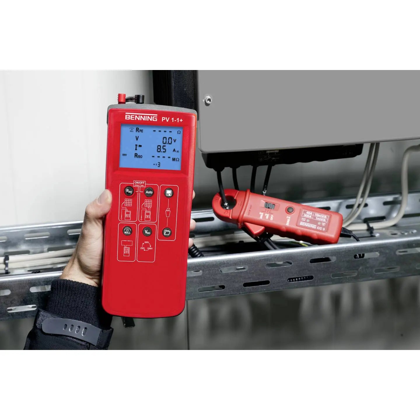 D-Ware Benning Installationstester Prüfgerät Photovoltaik Messgerät Set Defektware - 4014651377080