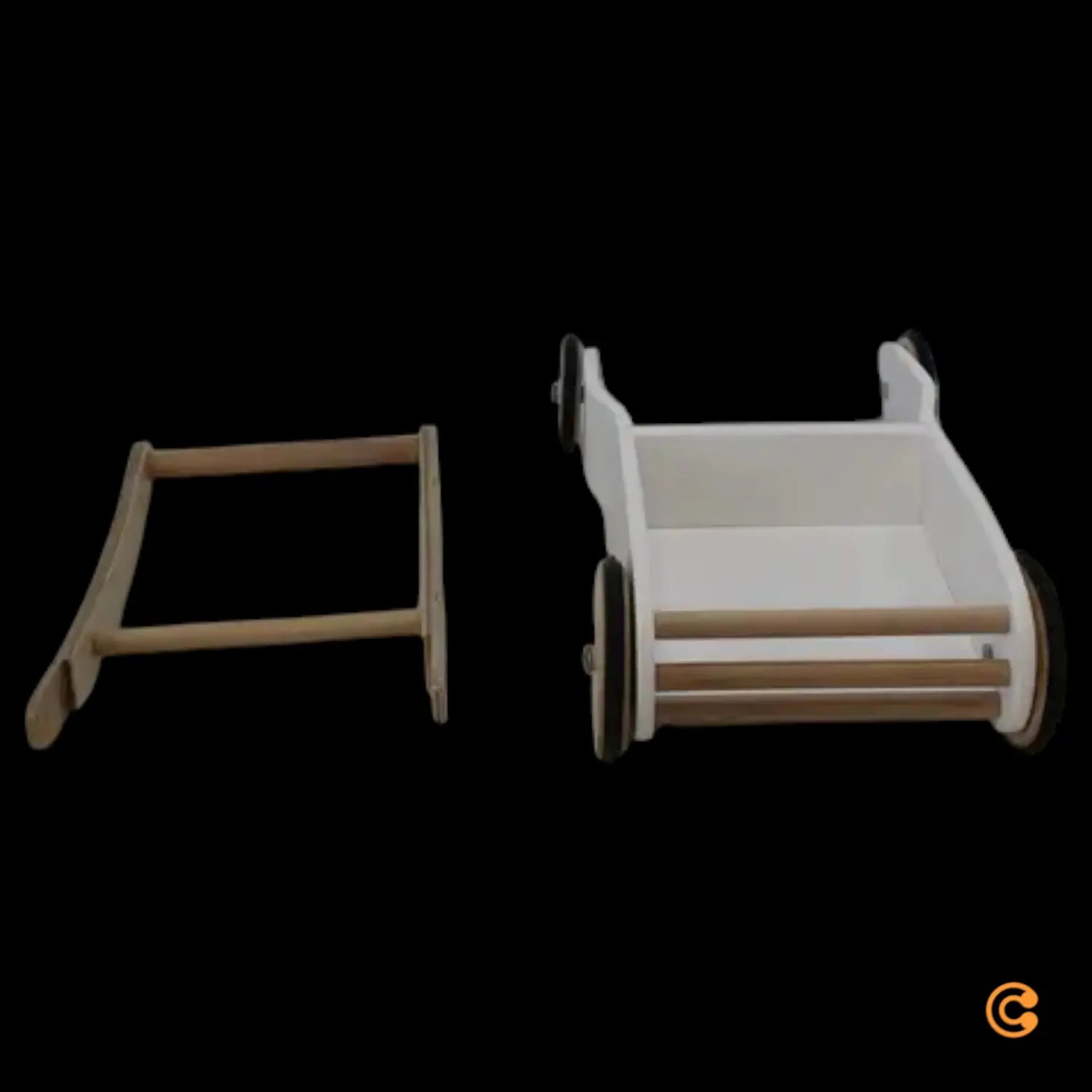 B-Ware Pinolino Lauflernwagen Uli Baby Lauflernhilfe Weiß Buchenholz Siehe Text/Foto - 2000577194308