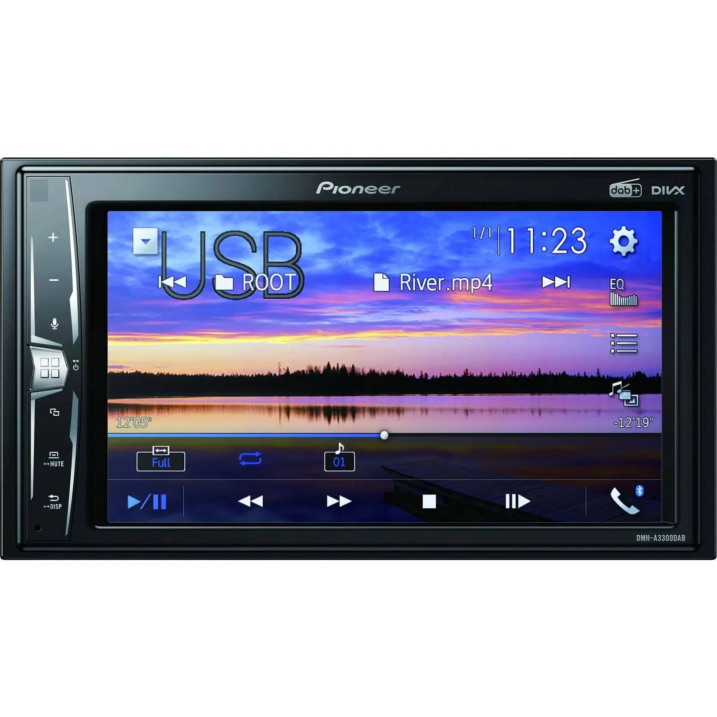 B-Ware Pioneer Autoradio Moniceiver Doppel Din Radio Usb Bluetooth Dab+ Rgb 6,2" - 4988028449161