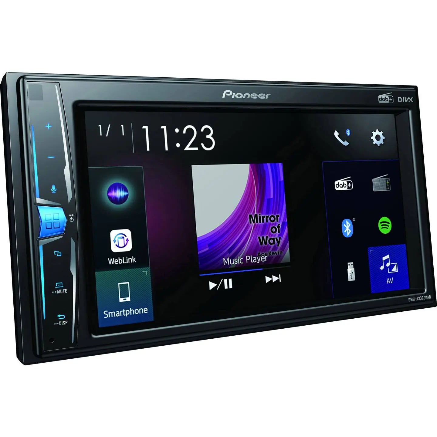 B-Ware Pioneer Autoradio Moniceiver Doppel Din Radio Usb Bluetooth Dab+ Rgb 6,2" - 4988028449161