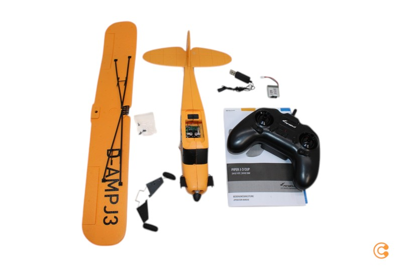Amewi Piper J 3 Cup Rc Modellflugzeug Rt F Elektromodellflugzeug Siehe Text/Foto C-Ware - 4260677953535