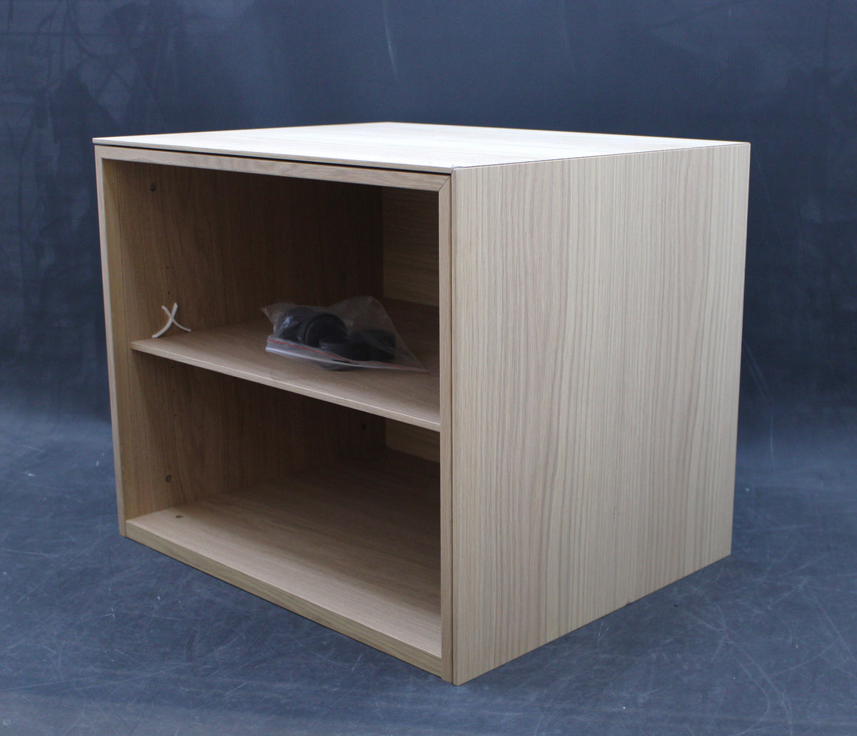 Modulares Regal Lowboard Modul Eichenfurnier 60cm offen minimalistisch - 1