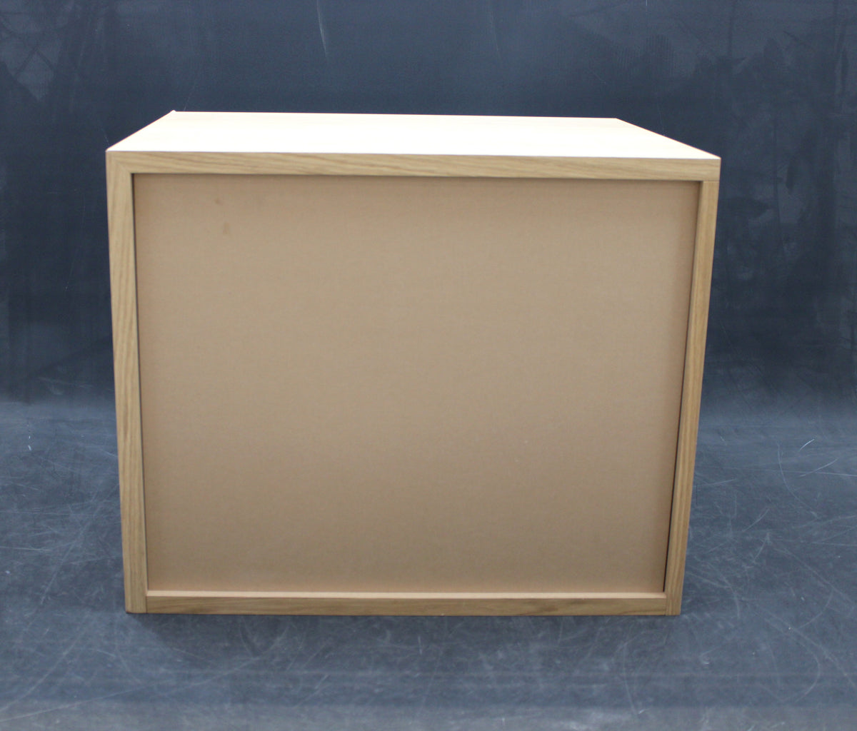 Modulares Regal Lowboard Modul Eichenfurnier 60cm offen minimalistisch - 1