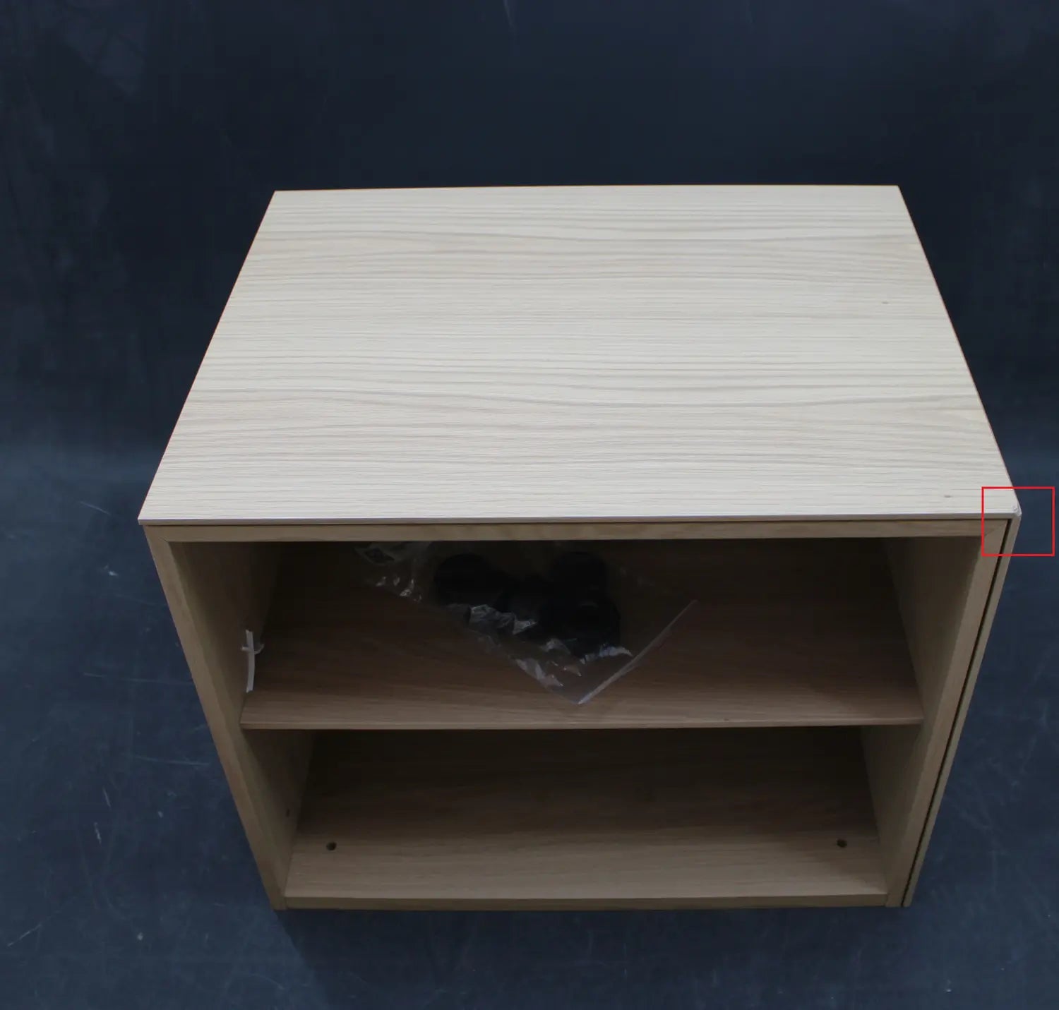 B-Ware Modulares Regal Lowboard Modul Eichenfurnier 60cm Offen Minimalistisch - 1