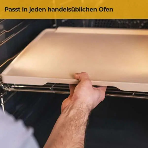 B-Ware Silberthal Pizzastein Backstein Pizza Brot Gebäck Ofen Grill Unglasiert 38x30 Cm