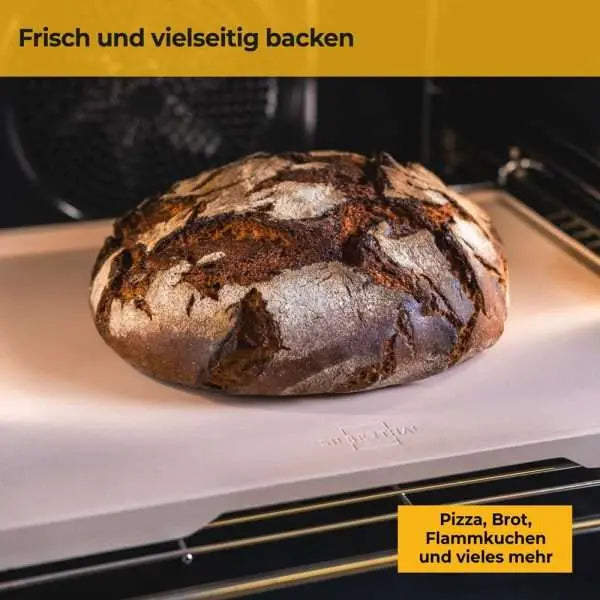 B-Ware Silberthal Pizzastein Backstein Pizza Brot Gebäck Ofen Grill Unglasiert 38x30 Cm