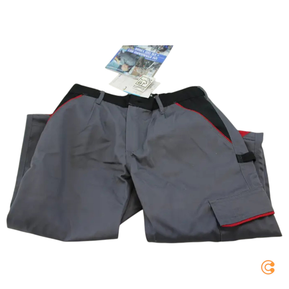 PLANAM Bundhose Arbeitshose Highline Größe 46 schiefer schwarz rot PLANAM - 4030913068305