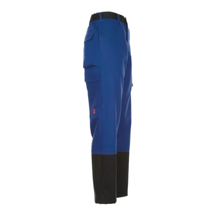 B-Ware Planam Bundhose Arbeitshose Weld Shield Hose Kornblau Schwarz Größe 60 - 4030913934242