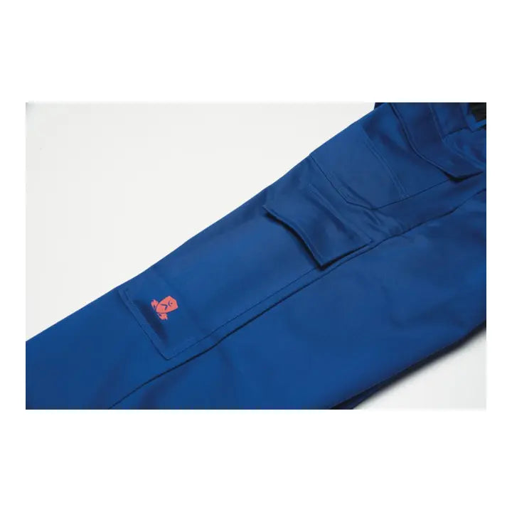 B-Ware Planam Bundhose Arbeitshose Weld Shield Hose Kornblau Schwarz Größe 60 - 4030913934242