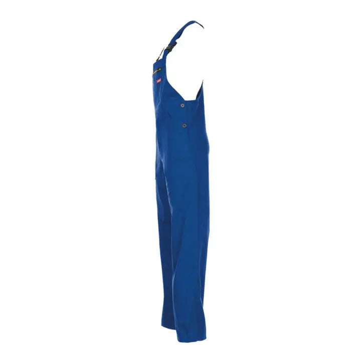 B-Ware Planam Latzhose Arbeitshose Overall Kornblau Herrenbekleidung Baumwolle Größe 48 - 4030913121482