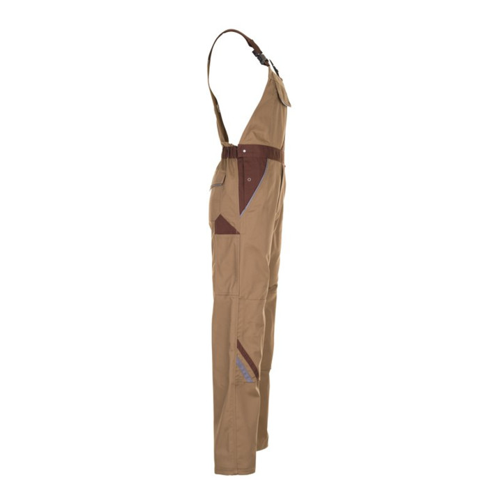 Planam Latzhose Arbeitshose Bundhose Khaki Braun Zink Größe 98 Herrenhose B-Ware - 4030913070988