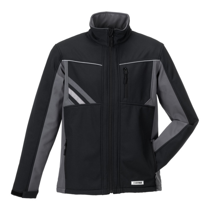Planam Softshelljacke Jacke Highline Schwarz Schiefer Zink L Softshell Jacke     B-Ware - 4030913959948