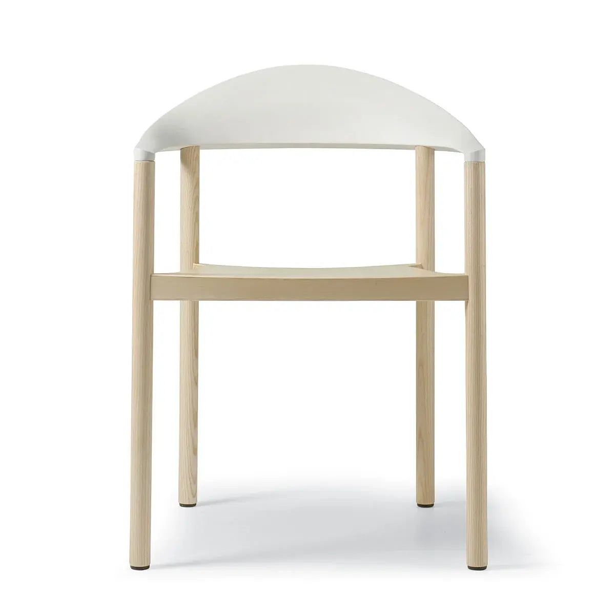 B-Ware Plank Armlehnstuhl Sitzmöbel Stuhl Esche Natur Weiß - 4250298714684