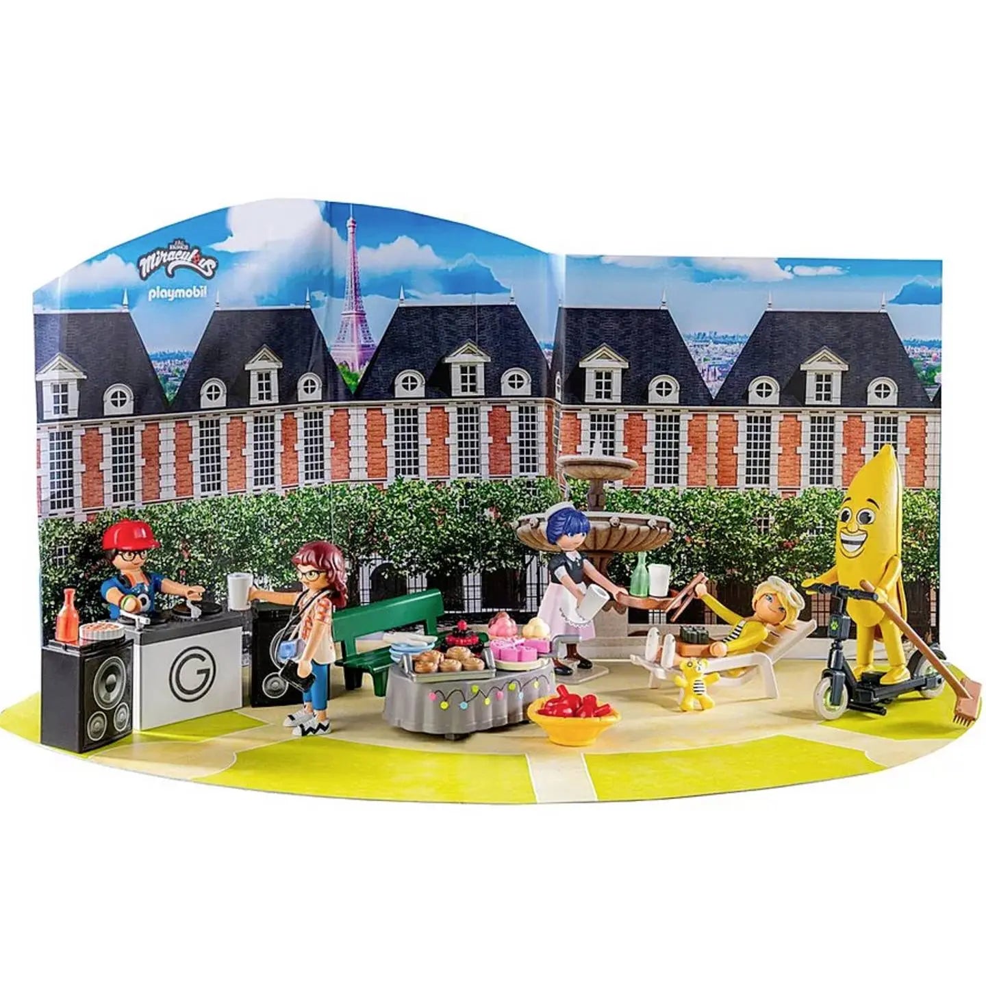 B-Ware Playmobil Adventskalender Kalender Miraculous Picknick Paris Figuren 71344 - 4008789713445