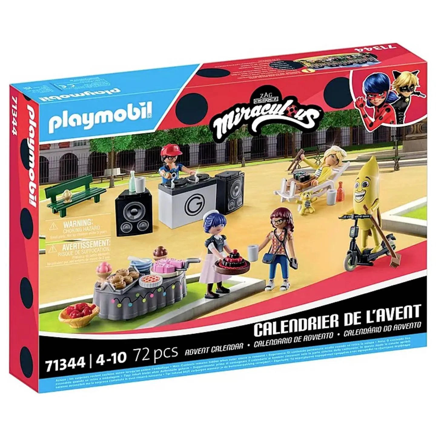 B-Ware Playmobil Adventskalender Kalender Miraculous Picknick Paris Figuren 71344 - 4008789713445