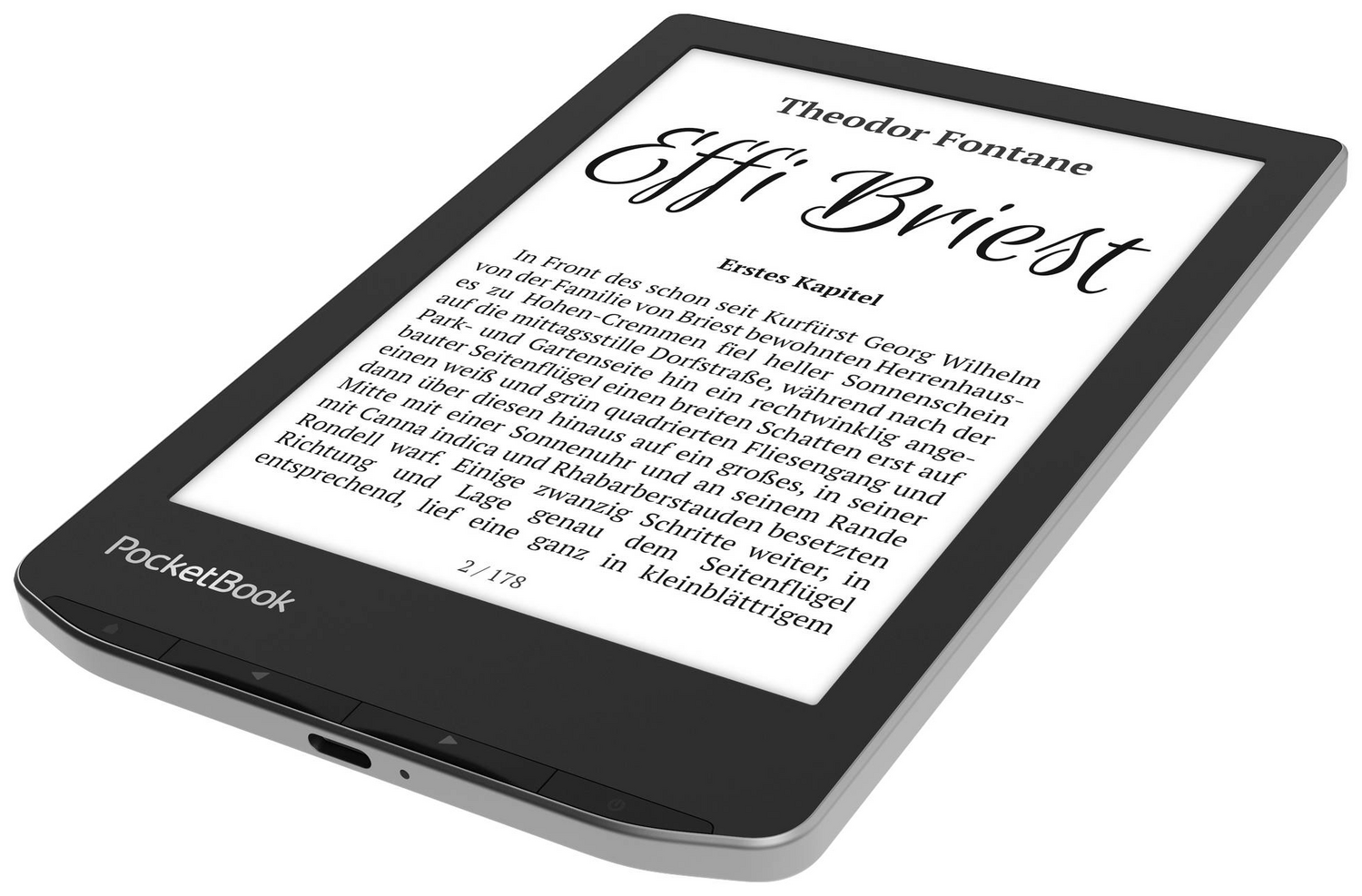 B-Ware Pocket Book Verse E Book Reader Elektronische Bücher E Book Reader 15.2 Cm 6 " Grau - 4029164135355