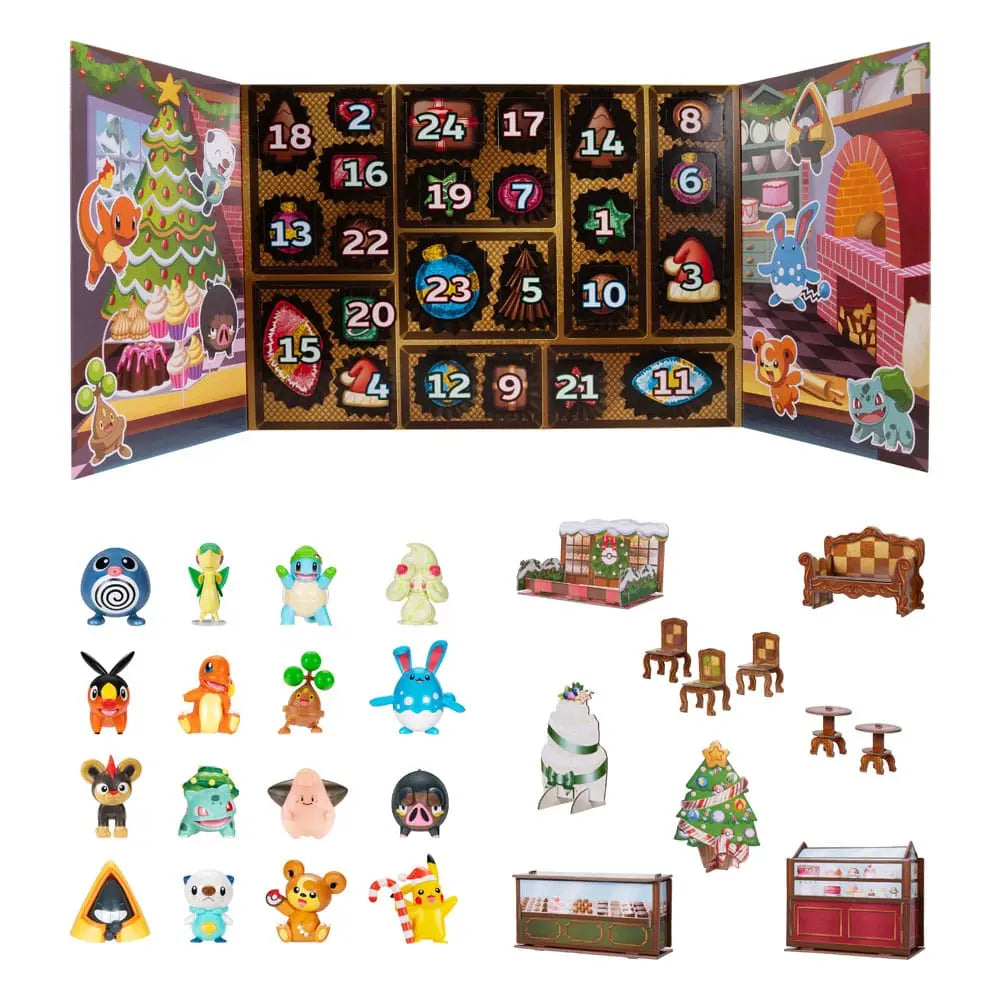 B-Ware Jazware Adventskalender Kalender Pokemon Holiday Sammlerstück überraschungen   - 191726756309