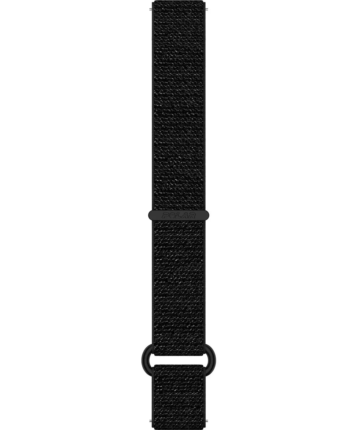 B-Ware Polar  Armband Band Textil Klettverschluss Nylon Schwarz Glatt Casual Größe M L - 725882061344
