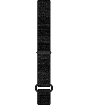 B-Ware Polar  Armband Band Textil Klettverschluss Nylon Schwarz Glatt Casual Größe M L