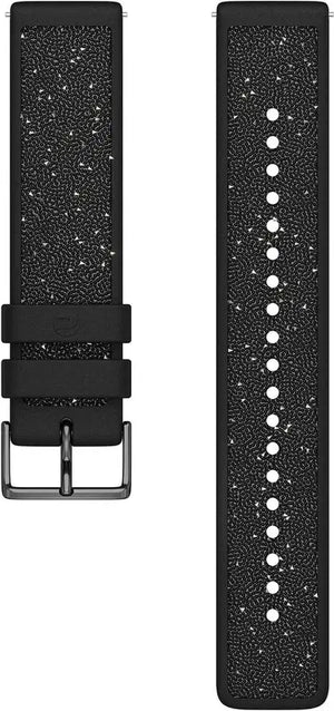 B-Ware Polar Armband Ersatzband Band Schwarz Swarovski Kristalle Größe S M