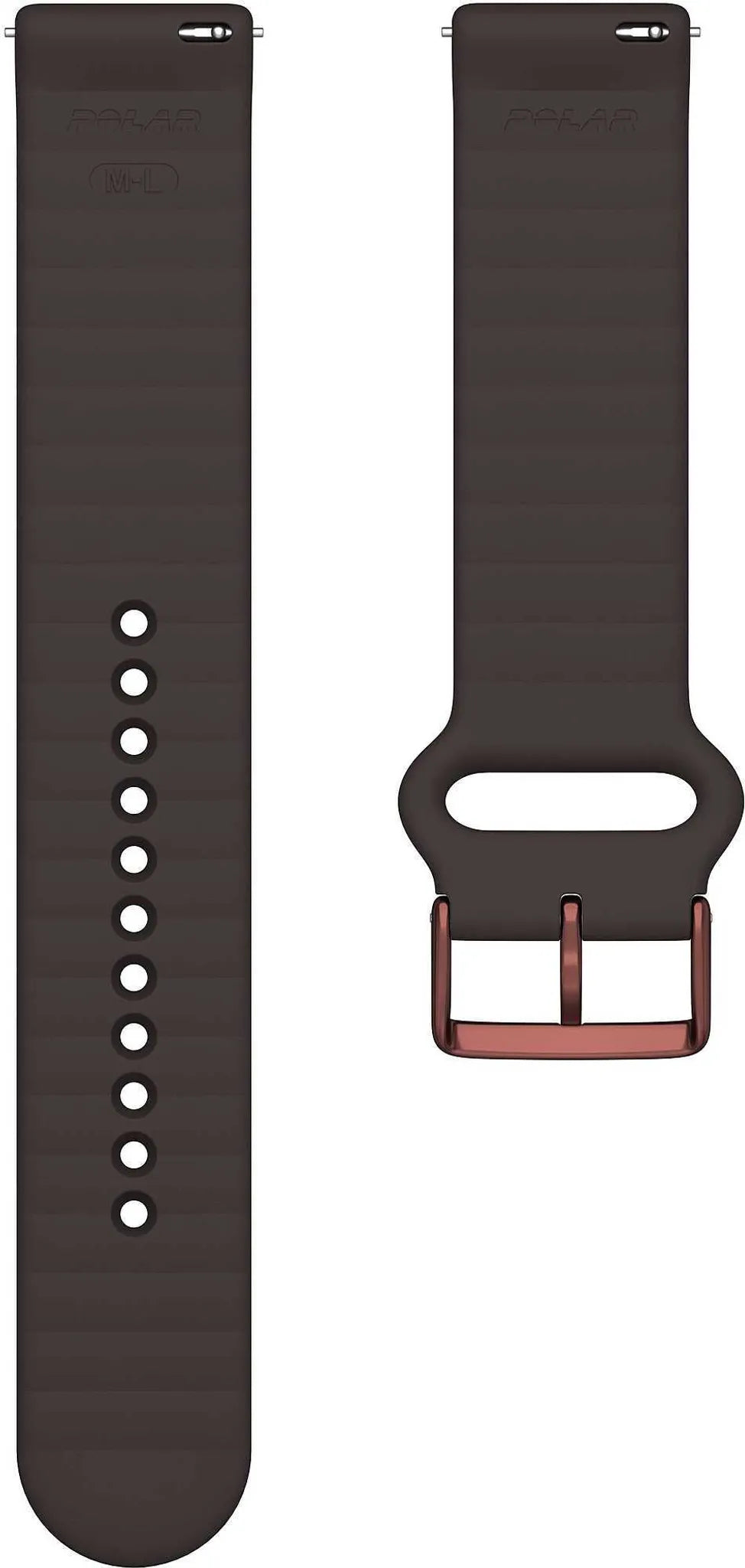 Polar Armband Band Silikon Braun Ignite Unite Pacer Uhrenarmband Größe S M L - 0725882063621