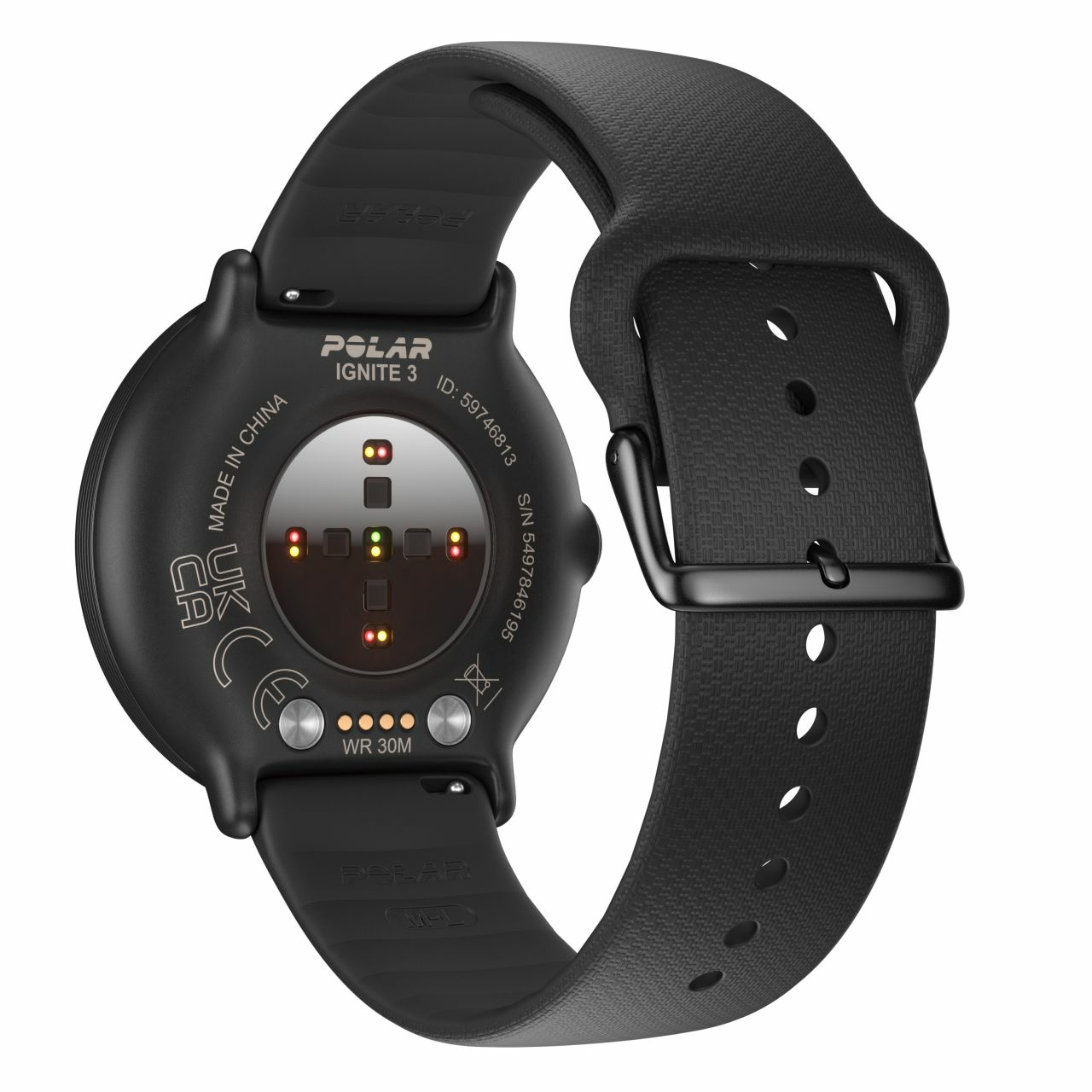 B-Ware Polar Ignite 3 Sportuhr Laufuhr Smartwatch Uhr Gps Uhr Multisport Night Black - 725882062488