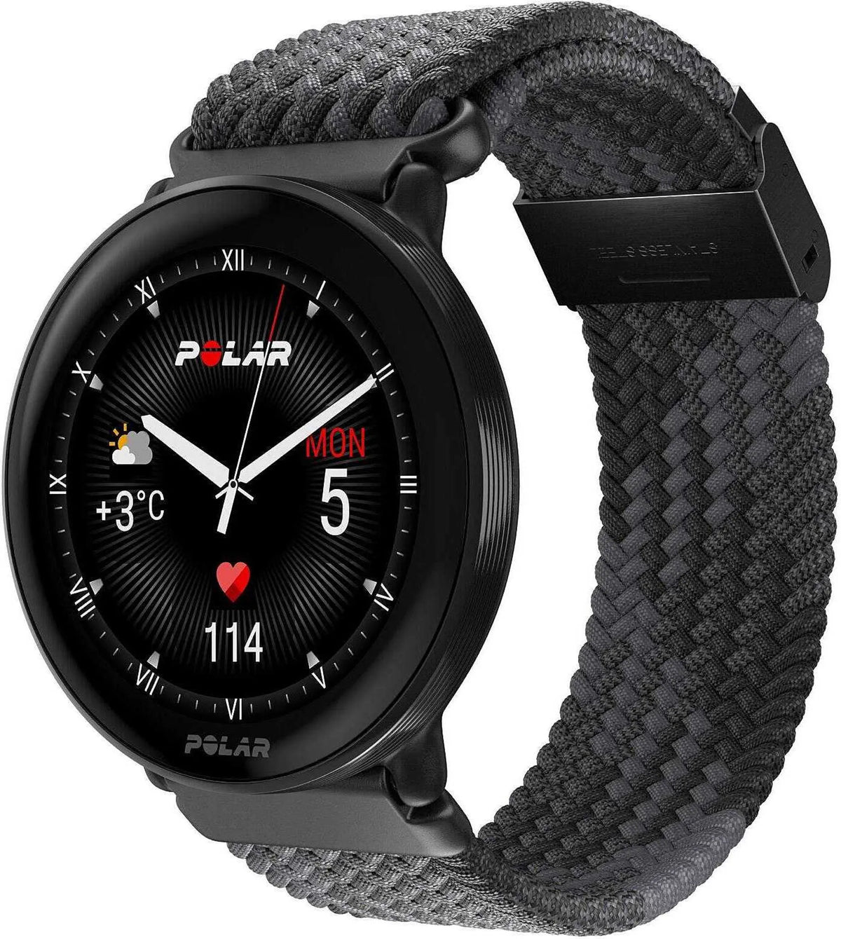 POLAR Sportuhr Fitnessuhr GPS Uhr Ignite 3 Armband Schwarz Größe S M L Unisex - 0725882066233