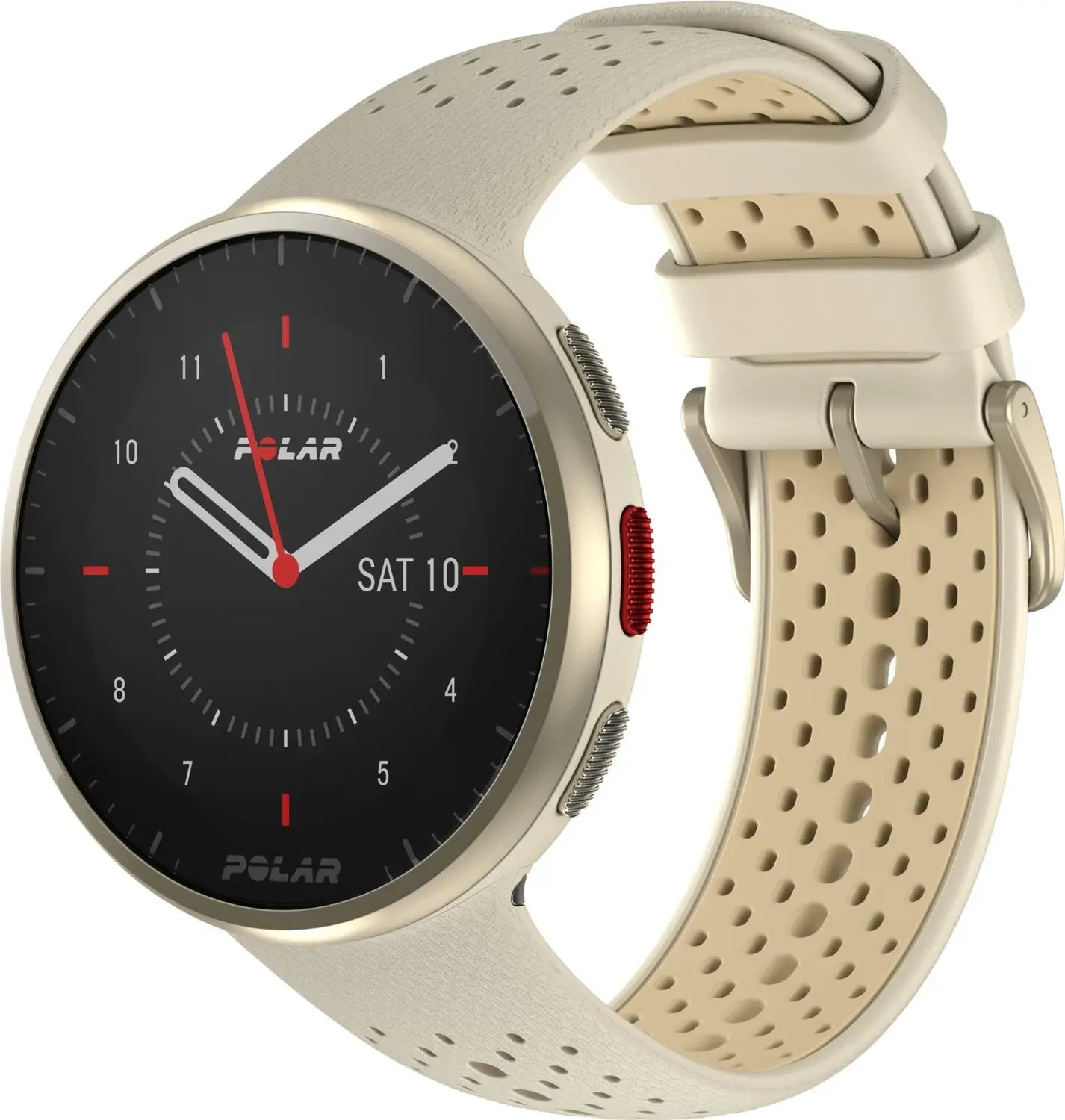 B-Ware Polar Gps Laufuhr Pacer Pro Sportuhr Uhr Smartwatch Fitnessuhr Beige Größe S M L - 725882064321
