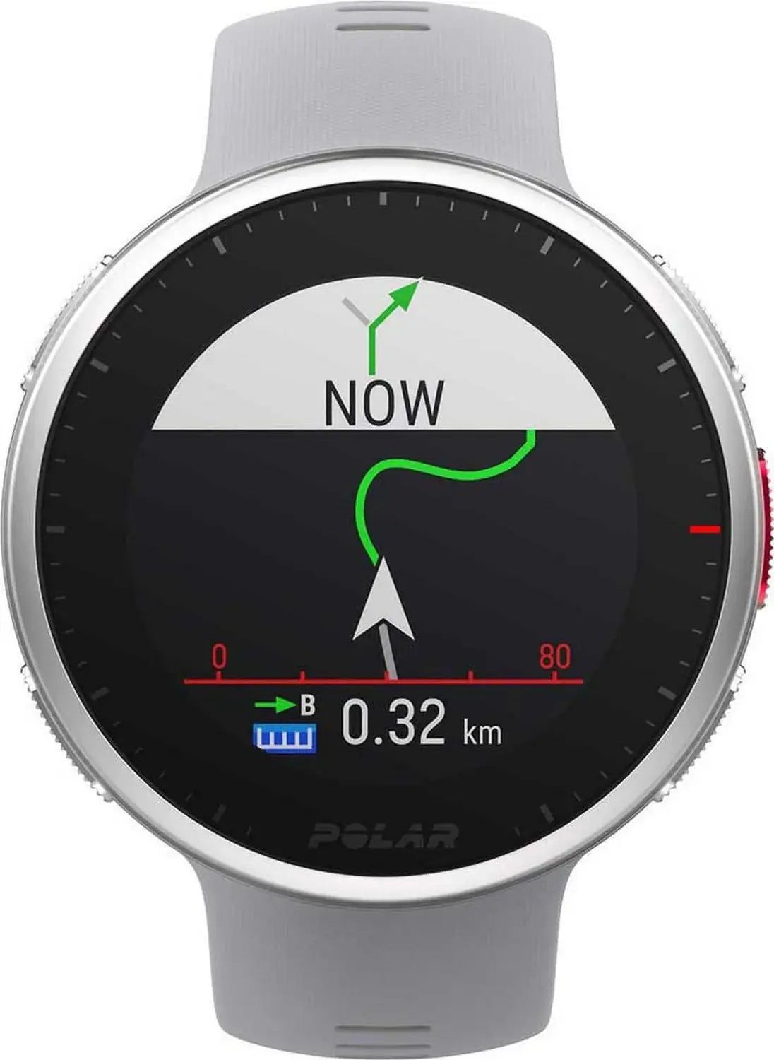B-Ware Polar Vantage V2 Multisportuhr Smartwatch Sportuhr Fitness Grau Lime Größe M L - 725882055565
