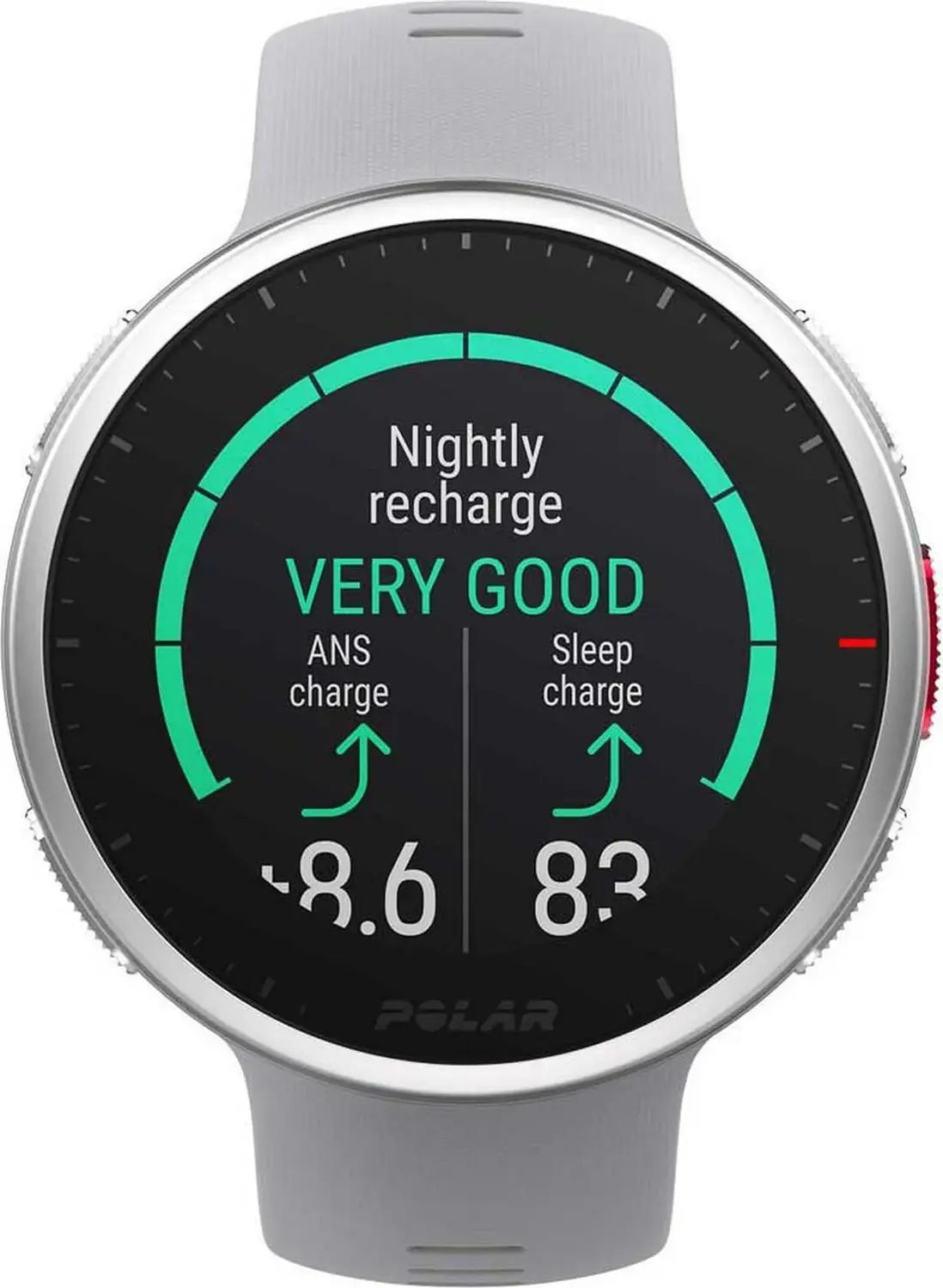 B-Ware Polar Vantage V2 Multisportuhr Smartwatch Sportuhr Fitness Grau Lime Größe M L - 725882055565
