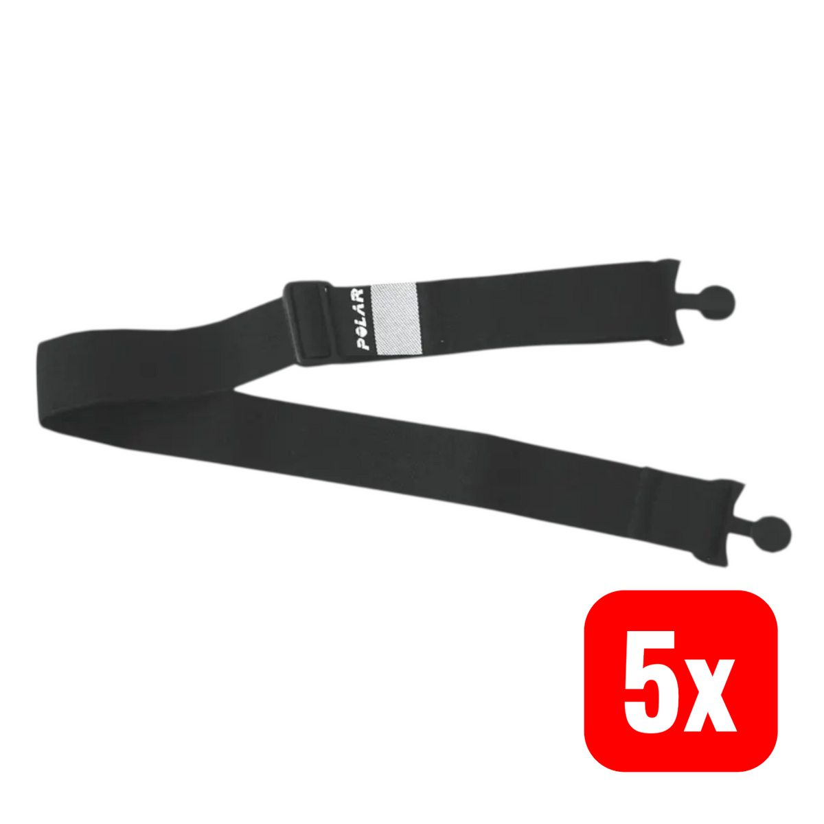 Polar Strap Ersatz Brustgurt ohne Sensor für T31 T61 Größe M schwarz 5 STÜCK - 0725882017556