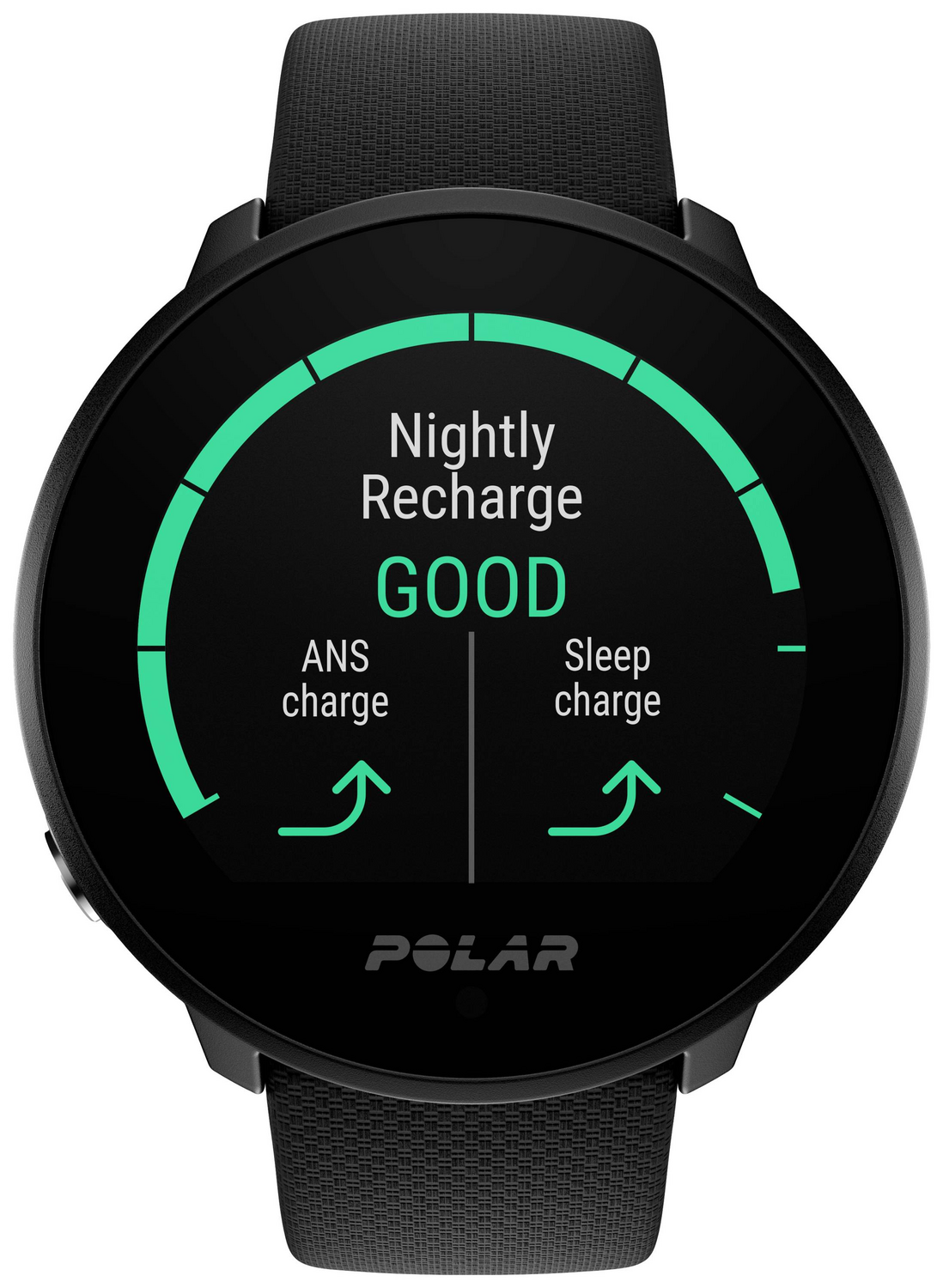 C-Ware Polar Unite Pulsuhr Fitnessuhr Smartwatch Sportuhr Uhr 43mm Schwarz Siehe Text - 725882064260