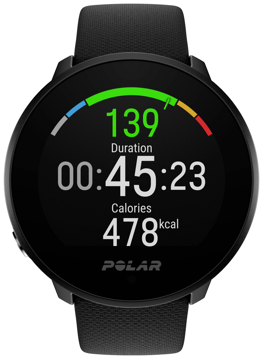C-Ware Polar Unite Pulsuhr Fitnessuhr Smartwatch Sportuhr Uhr 43mm Schwarz Siehe Text - 725882064260