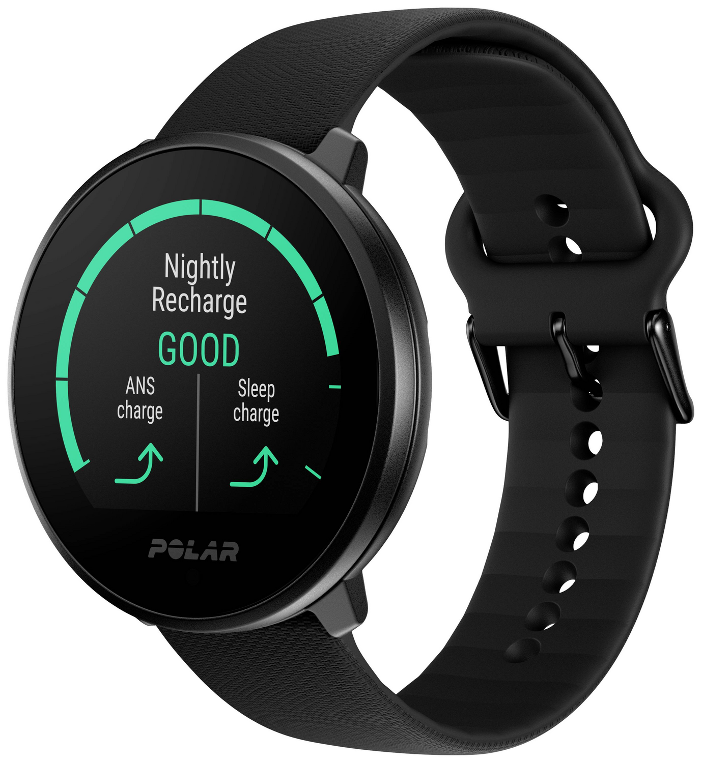 C-Ware Polar Unite Pulsuhr Fitnessuhr Smartwatch Sportuhr Uhr 43mm Schwarz Siehe Text - 725882064260