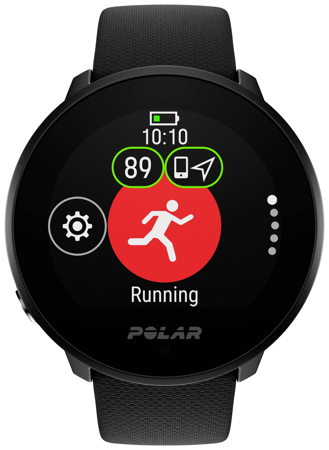 C-Ware Polar Unite Pulsuhr Fitnessuhr Smartwatch Sportuhr Uhr 43mm Schwarz Siehe Text - 725882064260