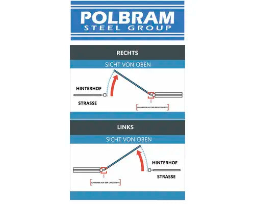 B-Ware Polbram Tor Pforte Einzeltor Anschlusstor Klaudia Mit Pfosten Anthrazit 90x120cm - 5905235208342