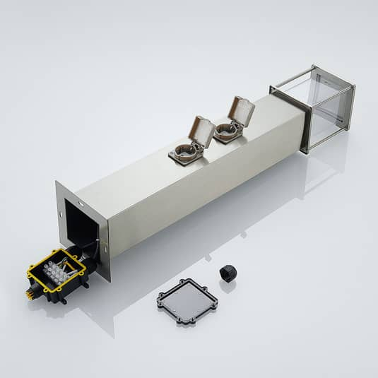 Lindby Pollerleuchte Caspa Pollerlampe Wegeleuchte Gartenlampe Mit 2 Steckdosen B-Ware - 4251096549546