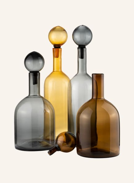 Pols Potten 8 Tlg. Flaschen Set Bubbles And Bottles Dekoflaschen Glas Mehrfarbig B-Ware - 8718142046467
