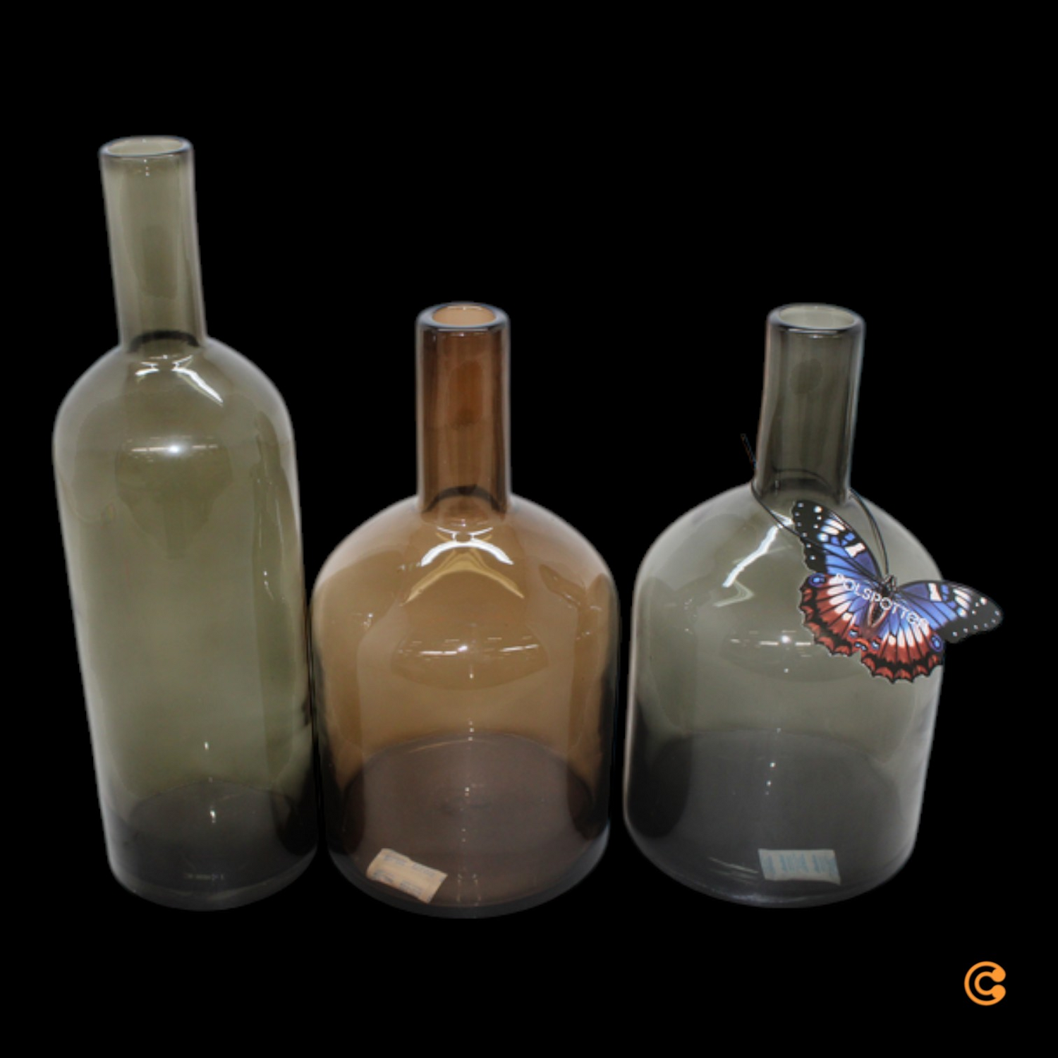 Pols Potten 8 Tlg. Flaschen Set Bubbles And Bottles Dekoflaschen Siehe Text/Foto B-Ware - 8718142046467