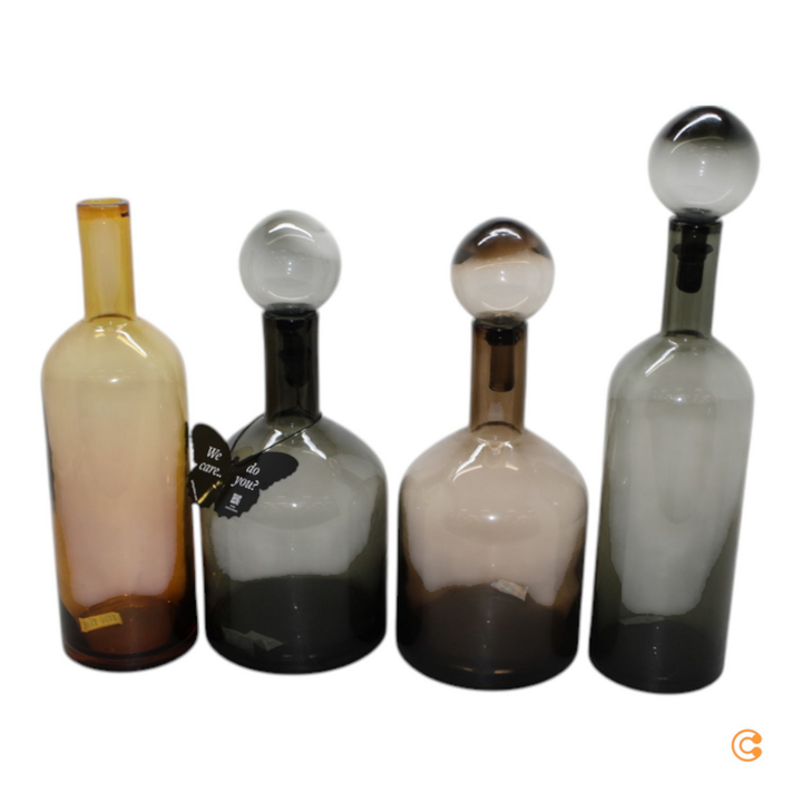 Pols Potten 8 Tlg. Flaschen Set Bubbles And Bottles Dekoflaschen Siehe Text/Foto B-Ware - 8718142046467