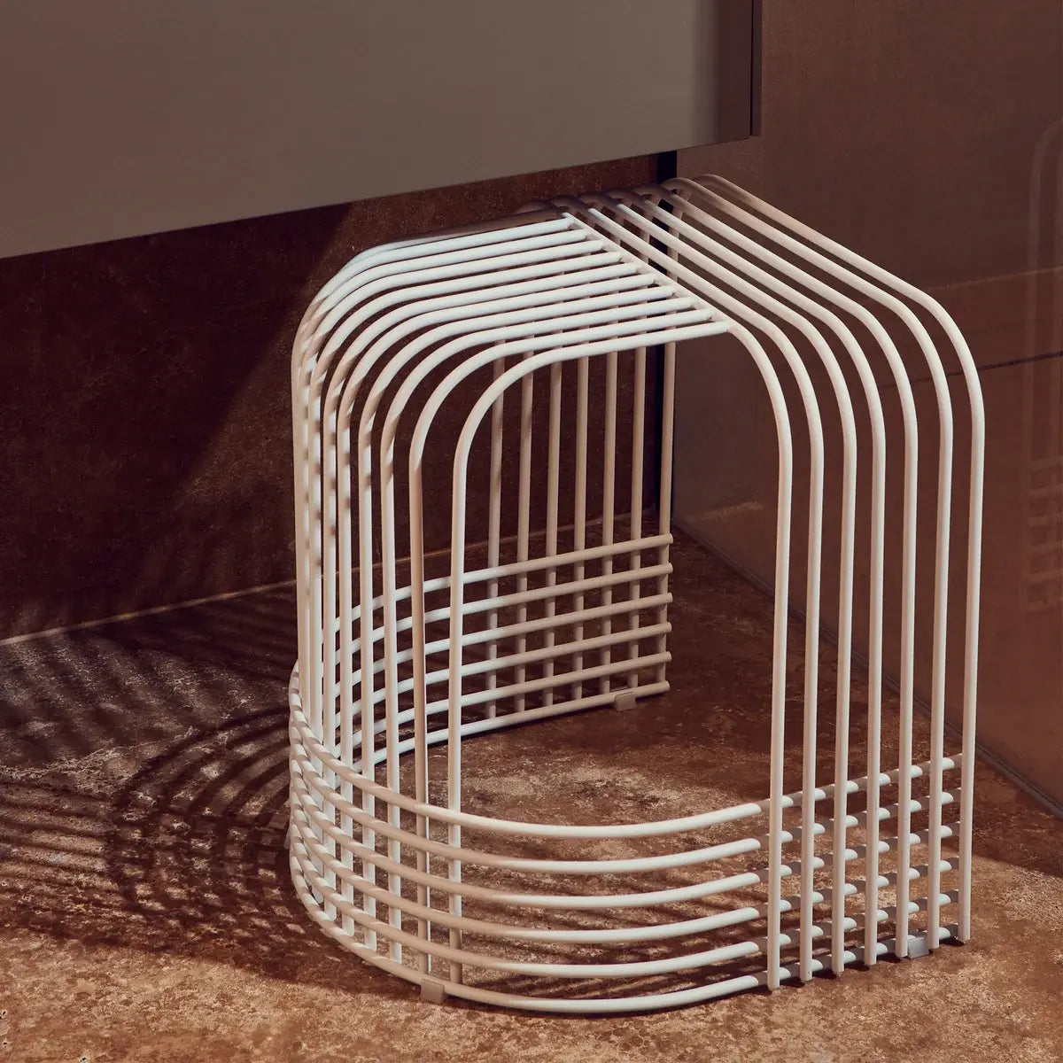 B-Ware Pols Potten Hocker Beistelltisch Drop Hocker Sitzgelegenheit Weiß Wohnbereich - 8718142067240