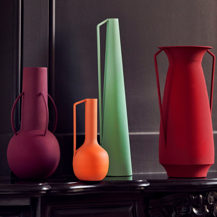 Pols Potten Vase Blumenvase Gefäß Roman Vase Mattgrün Eisen 4er Siehe Text/Foto B-Ware - 8718142059856