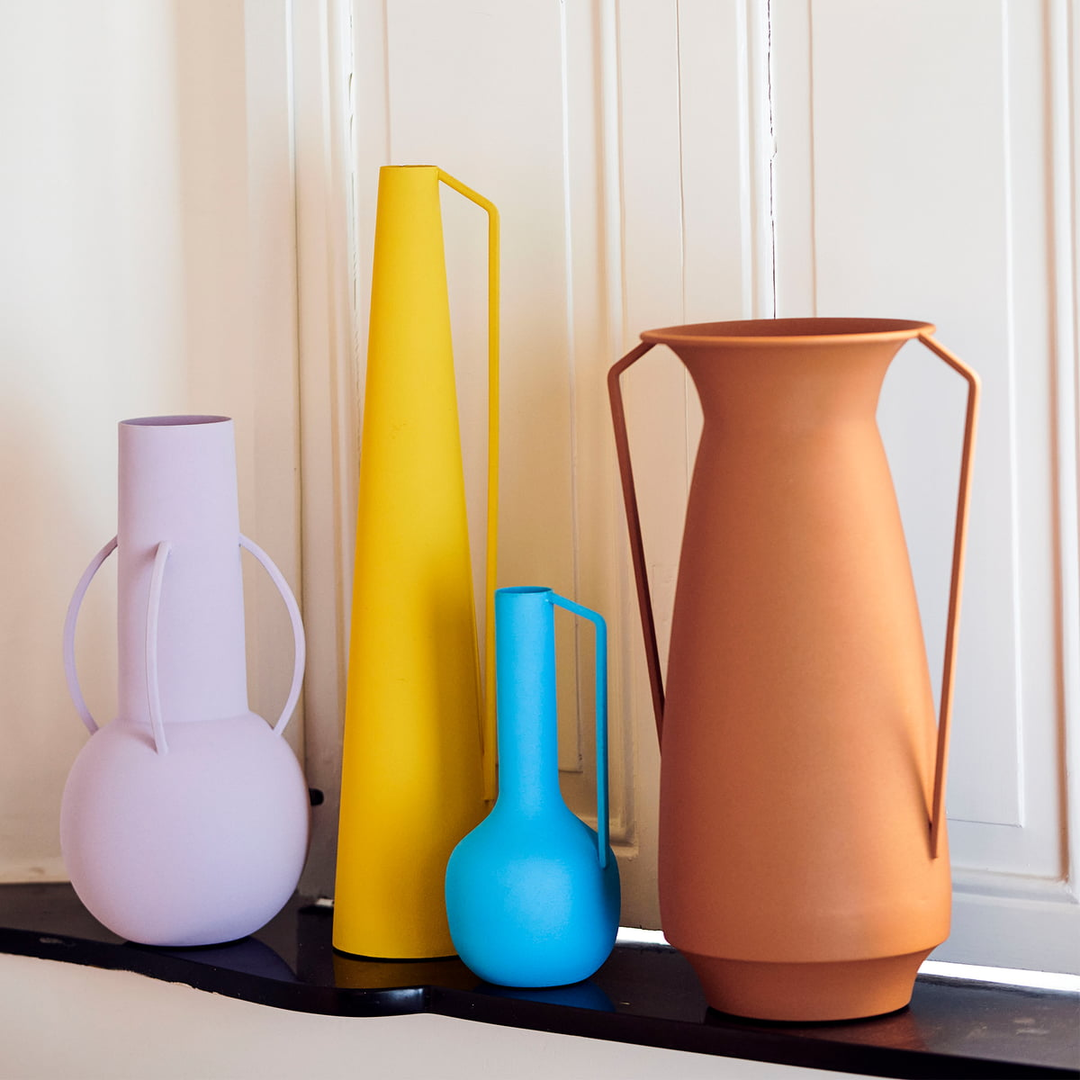 Pols Potten Vase Blumenvase Gefäß Roman Vase Mattgrün Eisen 4er Siehe Text/Foto B-Ware - 8718142059856
