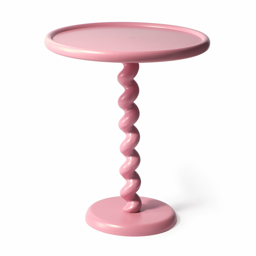 Pols Potten Twister Beistelltisch Tisch Sofatisch Couchtisch Hellrosa B-Ware - 8718142063433