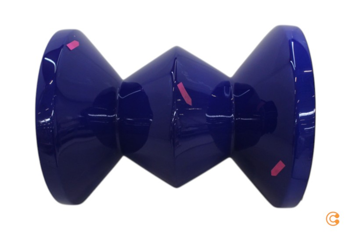 Pols Potten Zig Zag Hocker Dunkelblau Lackiert Sitzhocker Sitz Siehe Text/Foto B-Ware - 8718142064386