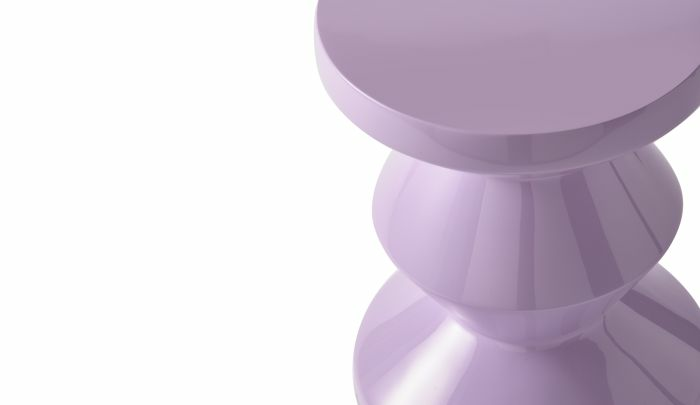 B-Ware Pols Potten Zig Zag Hocker Sitzhocker Dekohocker Design Tritthocker Lila Flieder - 8718142068612